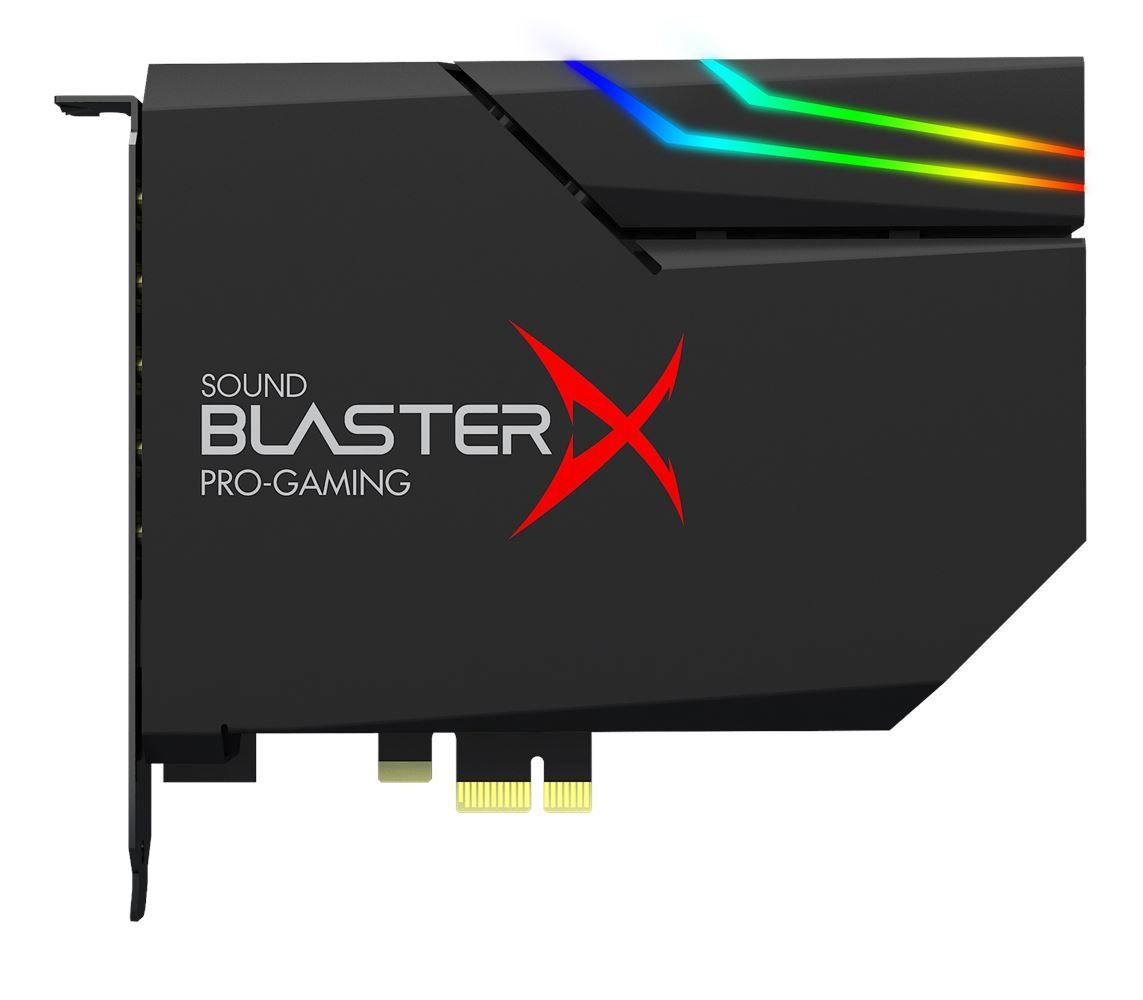 כרטיס קול לגיימינג Creative Sound BlasterX AE-5 Plus סאונד בלסטר עם תאורת RGB - יבואן רשמי כרטיס קול לגיימינג Creative Sound BlasterX AE-5 Plus סאונד בלסטר עם תאורת RGB - יבואן רשמי