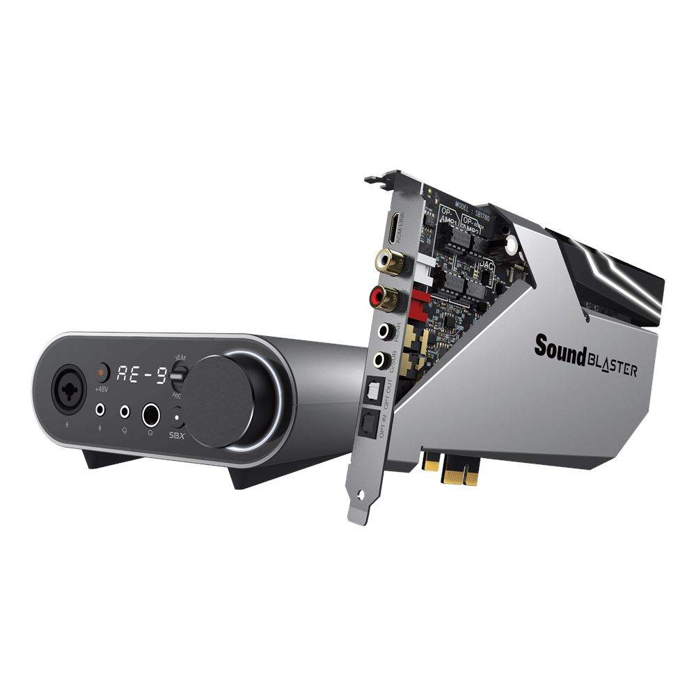 כרטיס קול פנימי Creative Sound Blaster AE-9 קריאייטיב PCI-e עם מגבר אוזניות Xamp - יבואן רשמי כרטיס קול פנימי Creative Sound Blaster AE-9 קריאייטיב PCI-e עם מגבר אוזניות Xamp - יבואן רשמי
