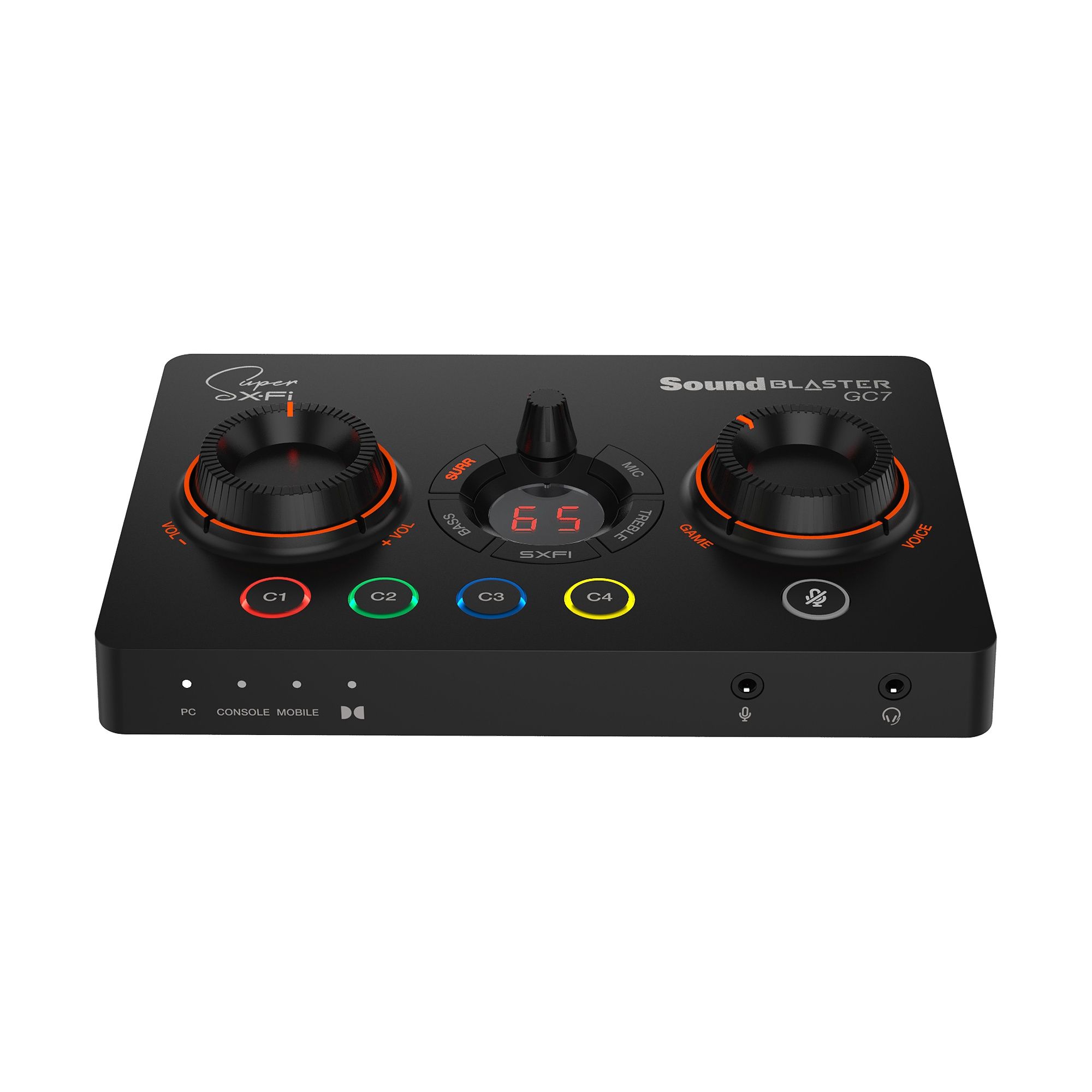 כרטיס קול חיצוני ומגבר אוזניות לגיימינג Creative Sound Blaster GC7 - יבואן רשמי כרטיס קול חיצוני ומגבר אוזניות לגיימינג Creative Sound Blaster GC7 - יבואן רשמי