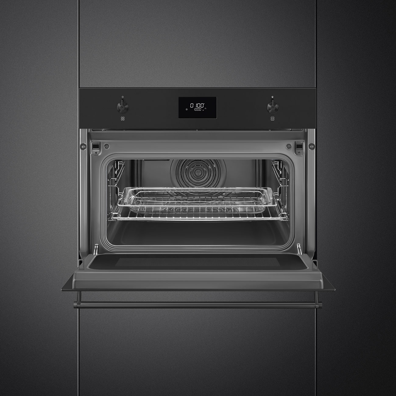 SMEG SO4301M1N – פרטי תנור קומבי שחור מט 45 ס