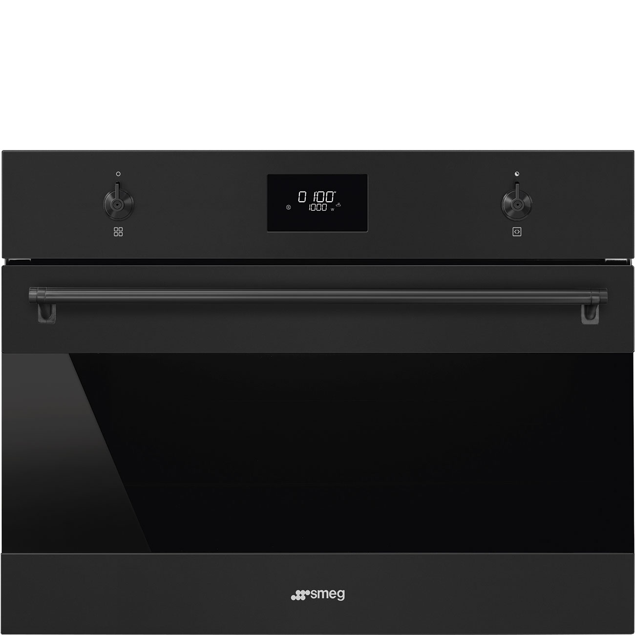 תנור משולב מיקרוגל SMEG SO4301M1N שחור מט קומבי 45 ס