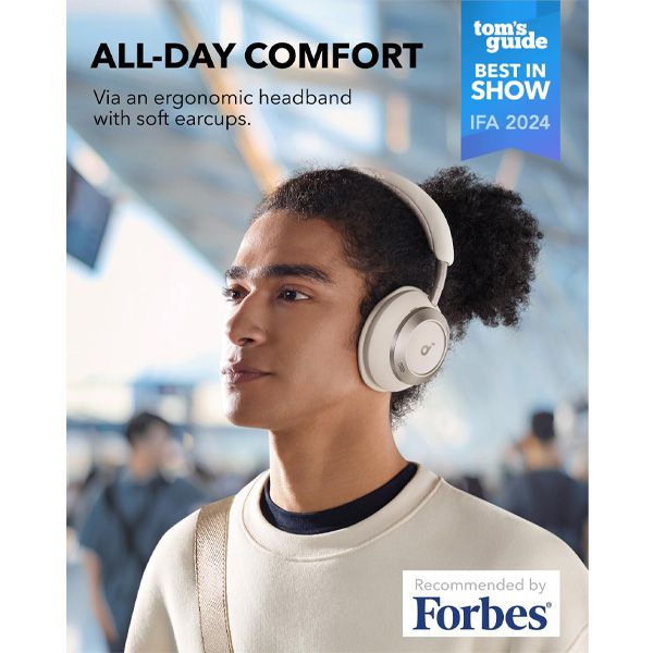 soundcore Space One Pro On-Ear � ������� ��� �������� ANC ��� Hi-Res | ����� ����