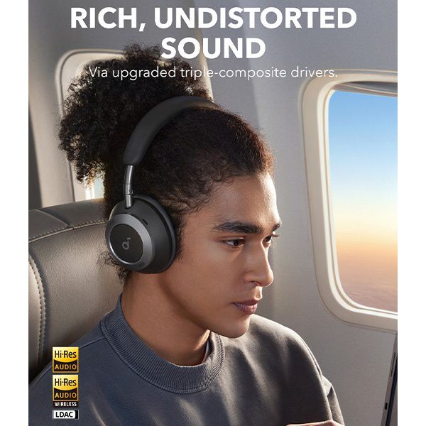 soundcore Space One Pro On-Ear � ������� ��� �������� ANC ���� Hi-Res | ����� ����
