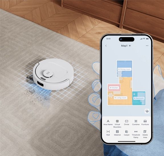 ���� ���� ������ ECOVACS DEEBOT T30C Prime OMNI �� ���� OMNI ������ 25,000Pa