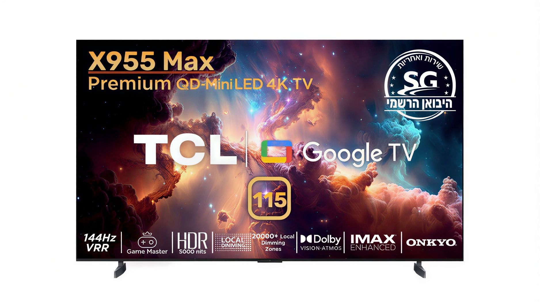 TCL 115X955 MAX 115 Inch QD Mini LED TV TCL 115X955 MAX 115 Inch QD Mini LED TV