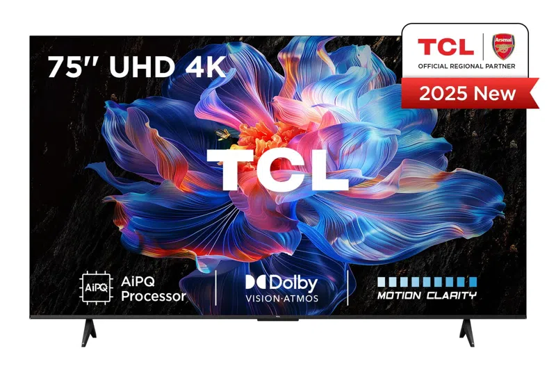 �������� 75 ����' TCL 75V6C � 4K Google TV �� Dolby Atmos | ����� ����-����� ����