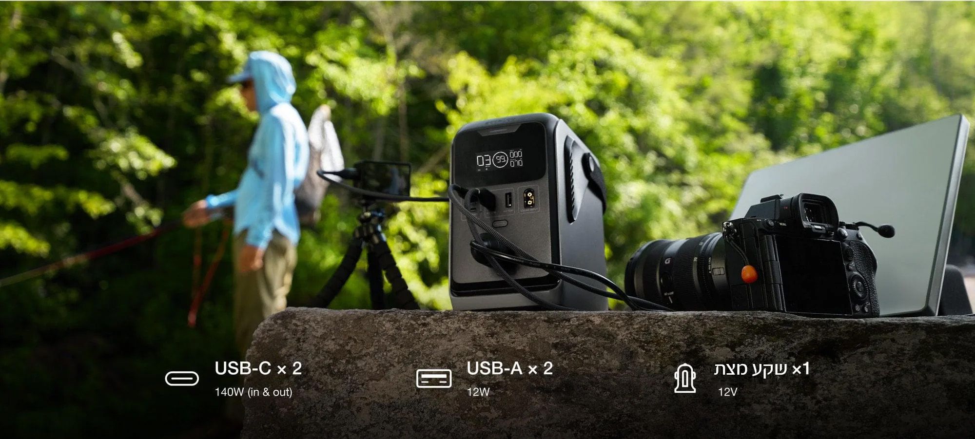 ECOFLOW TRAIL 300 � ���� ��� ����� 300W / 288Wh �� USB-C 140W ������� ������� | ����� ����