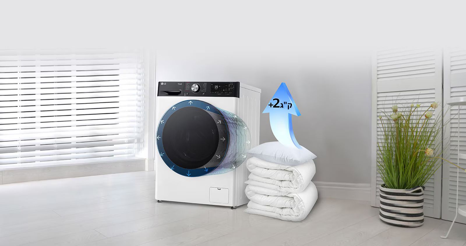 LG WF10214GBB � ����� ����� 10 �"� ���� �� AI DD ������ Steam