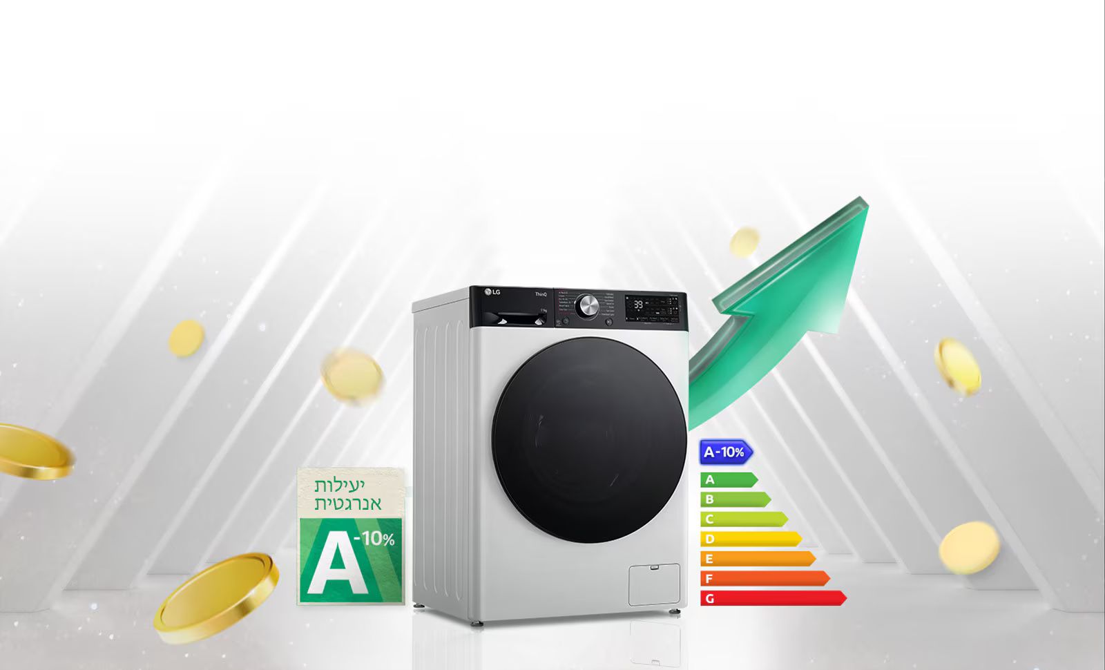LG WF10214GBB � ����� ����� 10 �"� ���� �� AI DD ������ Steam