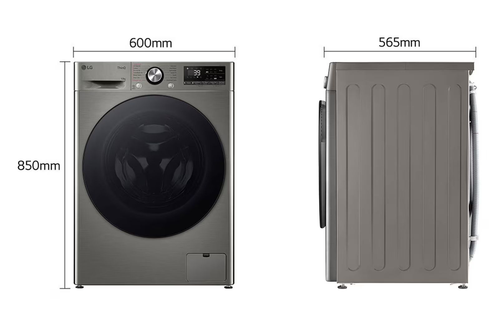 LG WF10214GBB � ����� ����� 10 �"� ���� �� AI DD ������ Steam