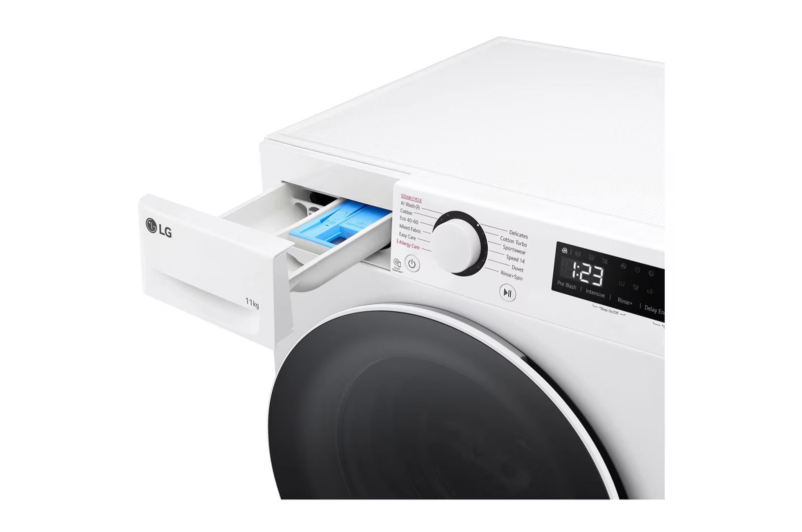 LG WF11114WBW: ����� ����� 11 �"� �� AI DD�, ����� ������ A-10% ������