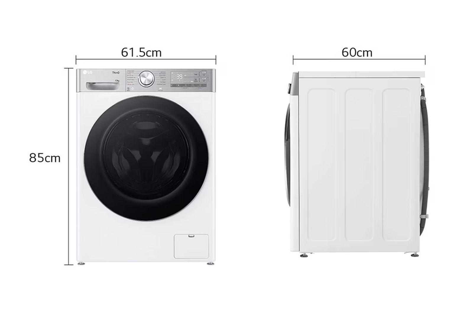 LG WF13314WBC � ����� ����� ��� ���� 13 �"� �� AI DD & Steam+