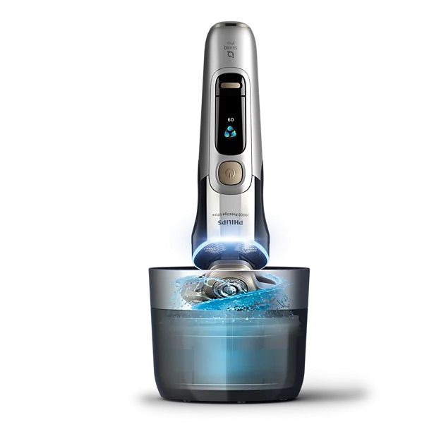 מכונת גילוח Philips XP9404/46 נשטפת במים לניקוי קל