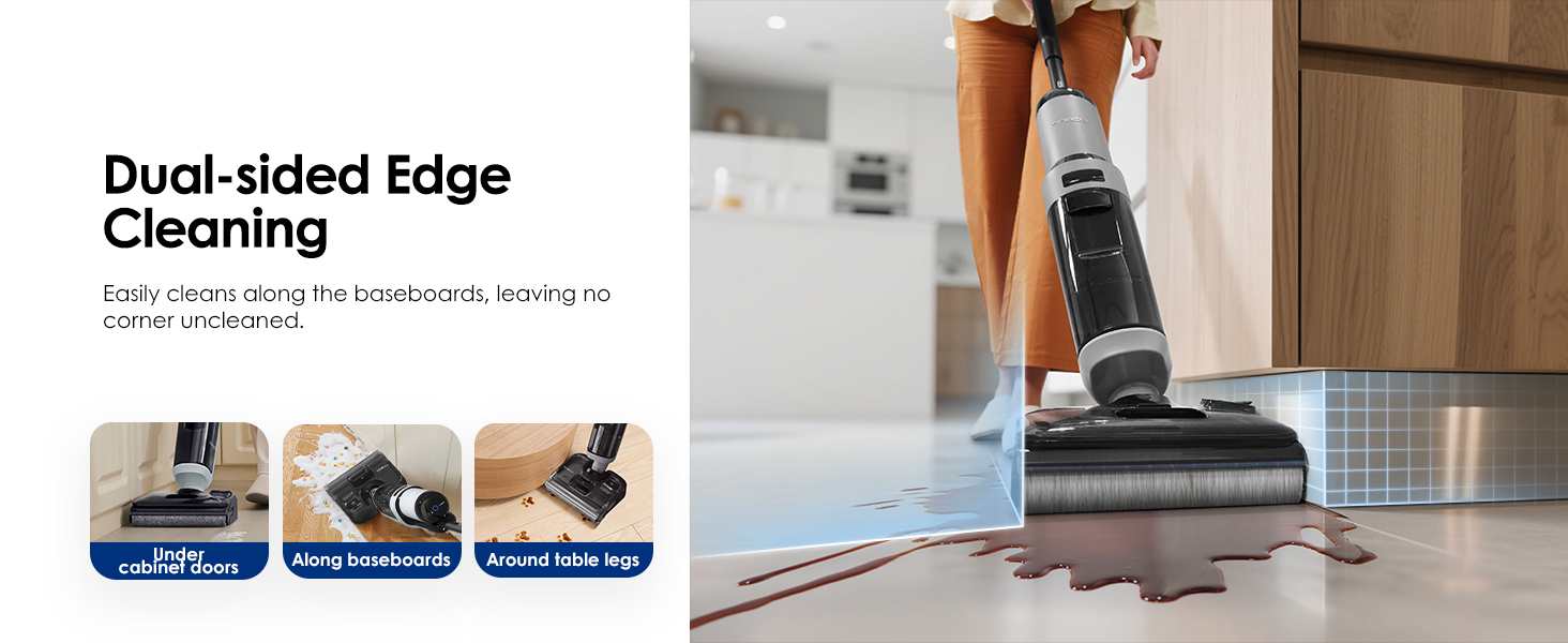 מפרט טכני ויזואלי Tineco FLOOR ONE i5 Stretch שואב שוטף