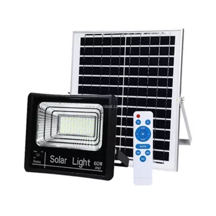 תאורה סולארית 12 שעות 120W + חיישן + צג + שלט IP67 תאורה סולארית 12 שעות 120W + חיישן + צג + שלט IP67