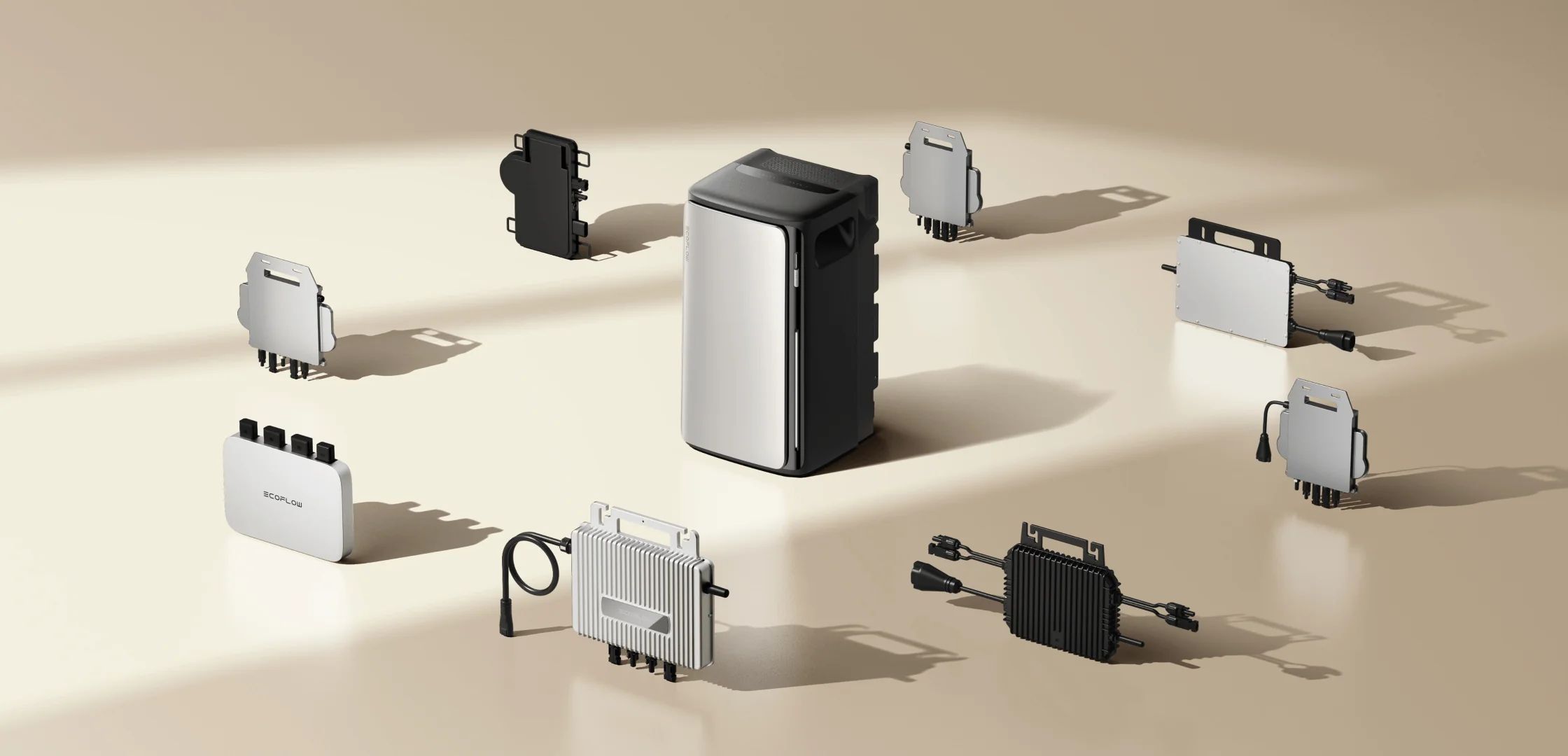 חיבור פשוט ומהיר Plug and Play של סדרת EcoFlow STREAM Series