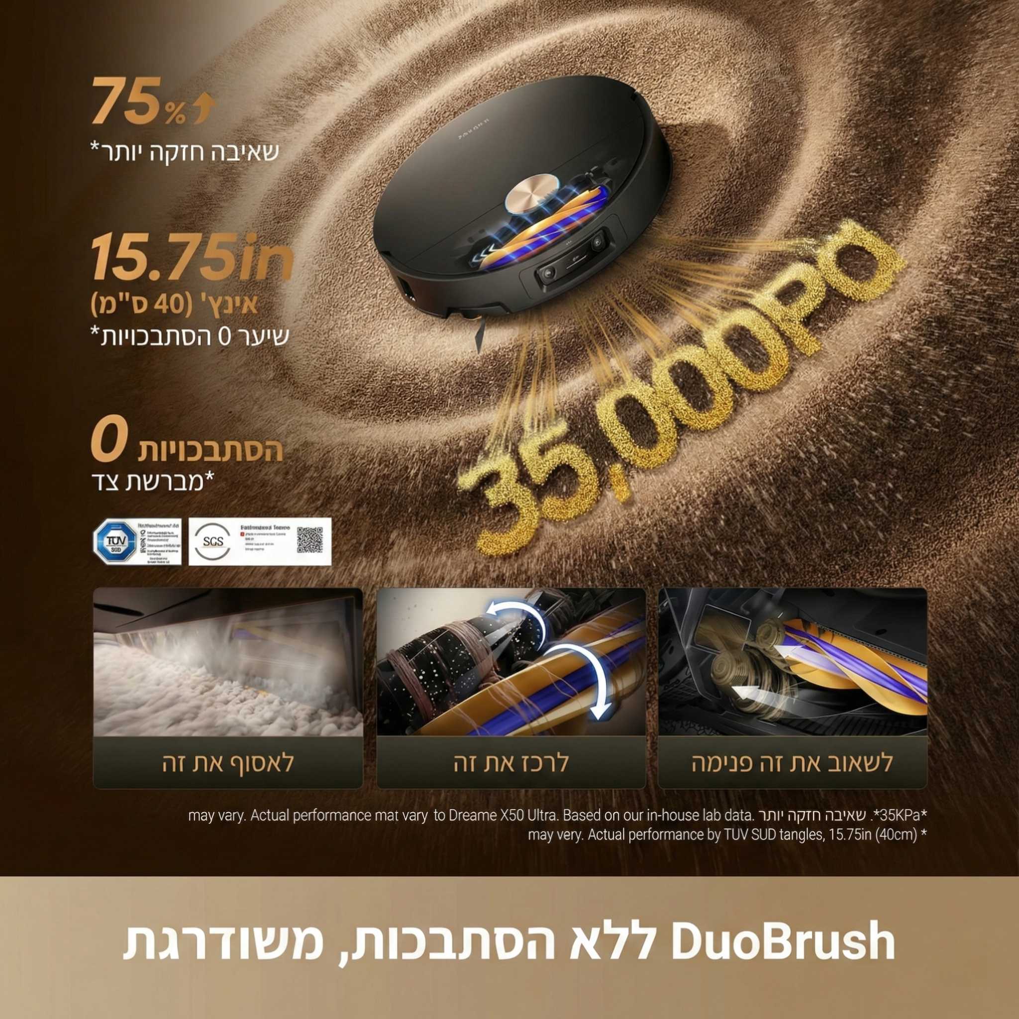 Dreame X60 Max Ultra Complete ����-���� ������ ����� 35,000Pa ����� ����� 100�C ����� ����� �������� | ����� ����